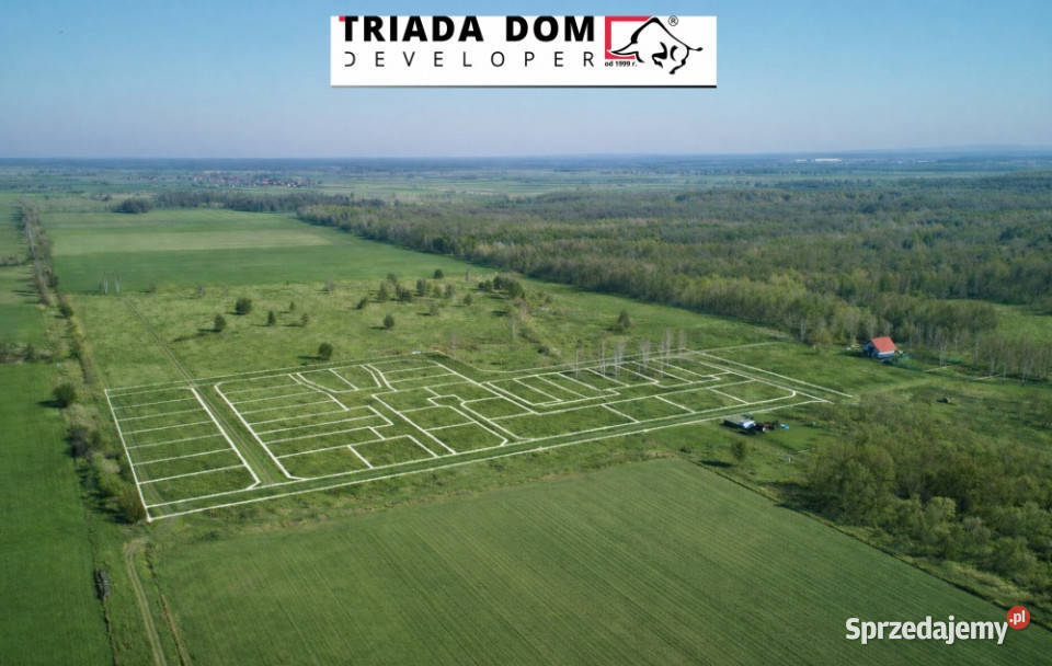 Działki pod Trzebnicą lesie9840m2media w sprzedam