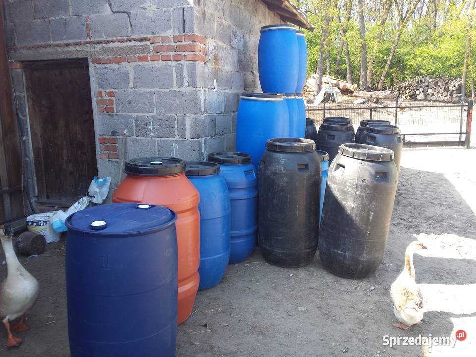 Beczki z twożywa Plastik120 200 220 250 Litrowe podkarpackie