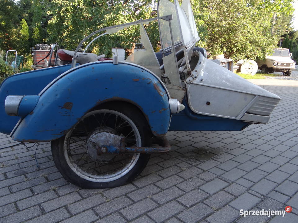 MZ ES 2501 1964r Jaskółka z wózkiem bocznym Wrocław