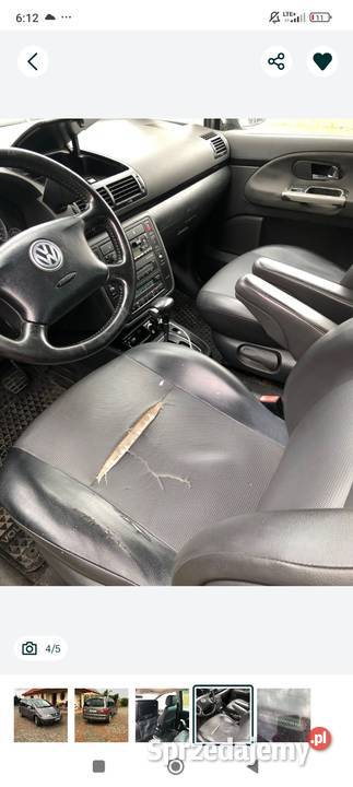 VW Sharan 19 TDI aluminiowe felgi Nowy Sącz