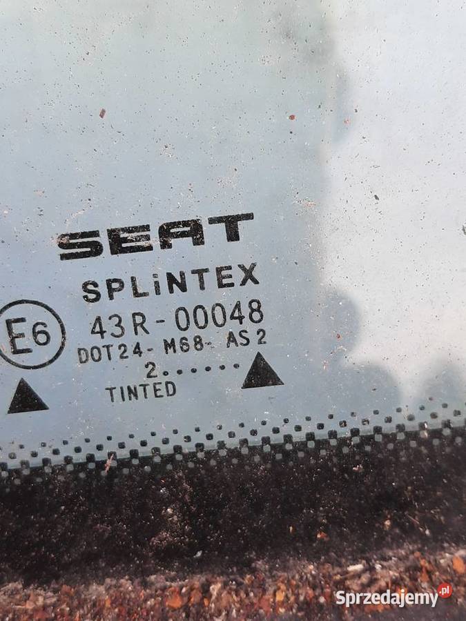 Seat Leon drzwi lewe tylne lewy tył zielone