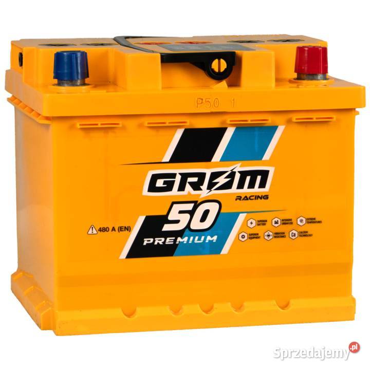 GROM RACING 50Ah 480A EN Kętrzyńskiego 8 OLSZTYN Akumulatory