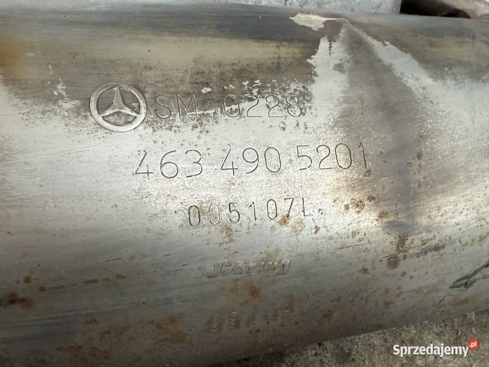 Mercedes w463 G500 G550 wydech tłumik terenowe Tumlin-Dąbrówka