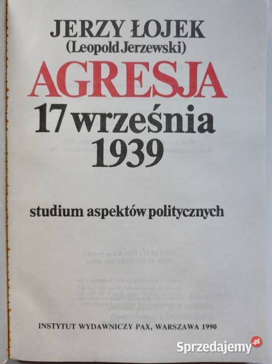 Agresja 17 września 1939 Studium aspektów Książki i Podręczniki Kielce