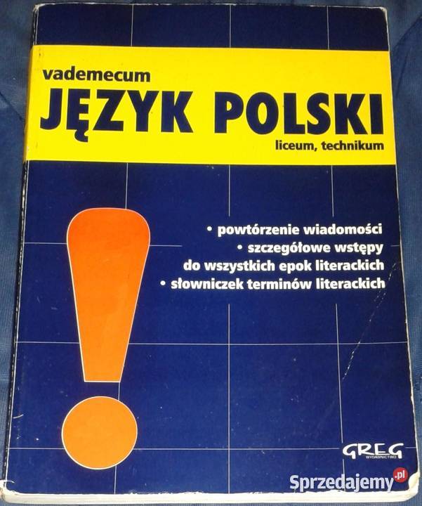 Vademecum Język polski Liceum technikum Wojciech miękka Chełm