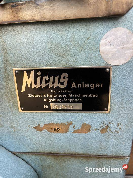 Podajnik arkuszy Mirus Anleger Ziegler Herzinger wielkopolskie Tuliszków