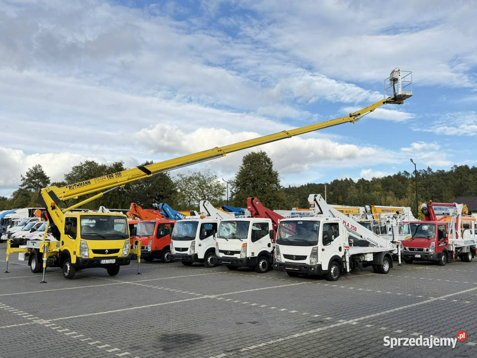 Renault Maxity Zwyżka Podnośnik Koszowy Ruthmann Widełki