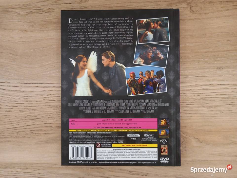 Romeo i Julia flim DVD do wyboru Kraków