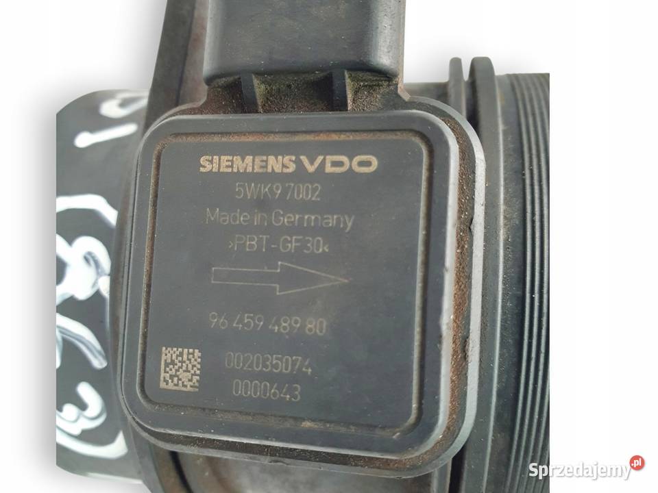 PRZEPŁYWOMIERZ Peugeot 407 307 20 HDi 9645948980 Chełm