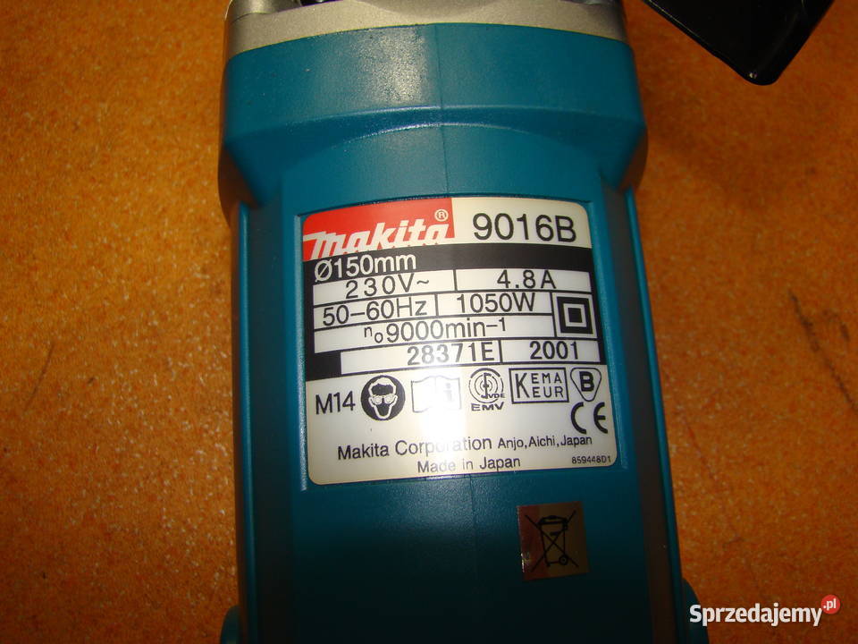 Szlifierka kątowa MAKITA 1050W fi 150mm 9016 B Bielsko-Biała