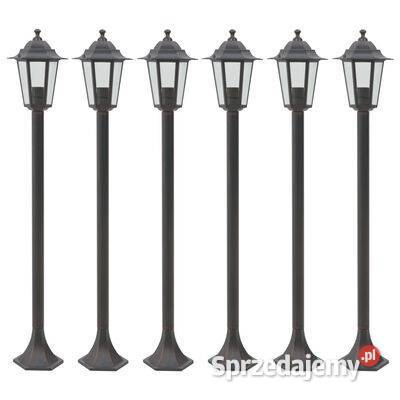 Lampy ogrodowe 110 E27 aluminium 6 brązowe44205 mazowieckie Warszawa sprzedam