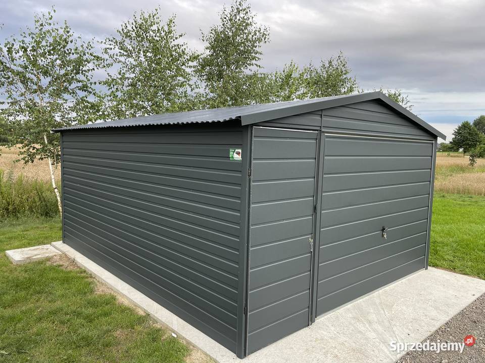 Garaż blaszany Wzmocniony PROFILAMI Producent Mińsk Mazowiecki