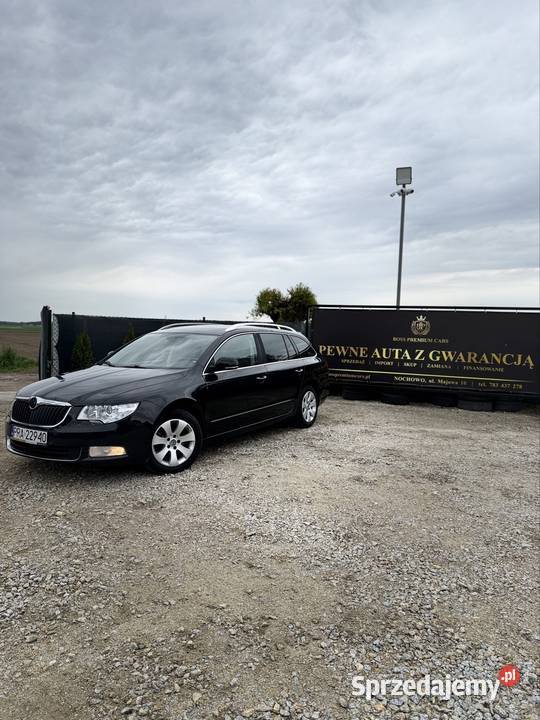 Skoda Superb 2011r 16TDi 105 232 GWARANCJARATY czarny Nochowo