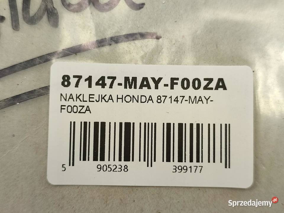 NAKLEJKA ADVENTURE SPORT L ZAD HONDA XRV750