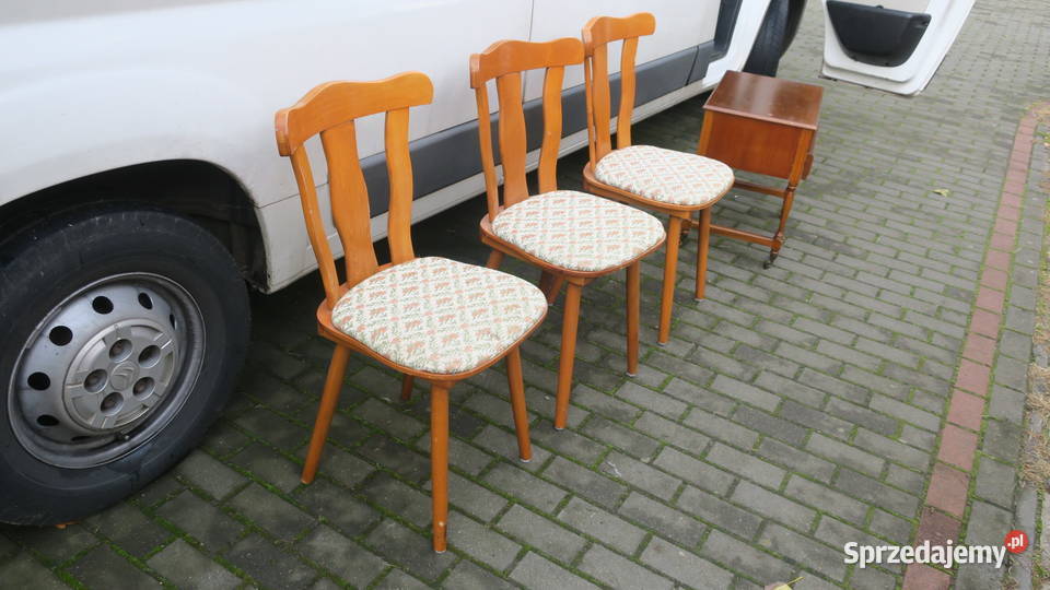 Krzesła 3 sztuki Krzesła Piotrowice sprzedam