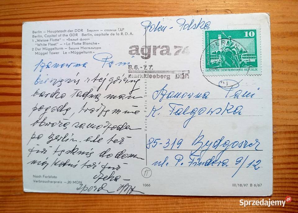 BERLIN WIEŻA WIDOKOWA STATEK BIAŁEJ FLOTY Piszczac
