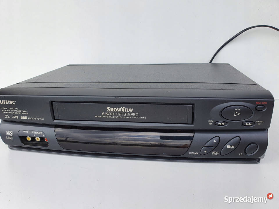Video magnetowid Lifetec LT9096 LT 9096 6 head wielkopolskie Międzychód