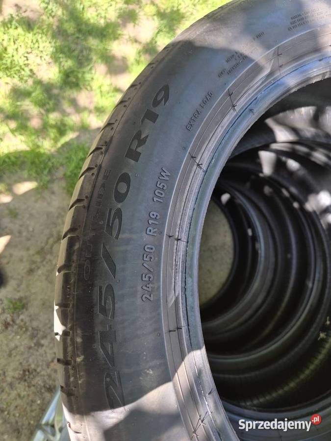 Opony 245 50 19 Pirelli 2022r Żółkiewka-Osada