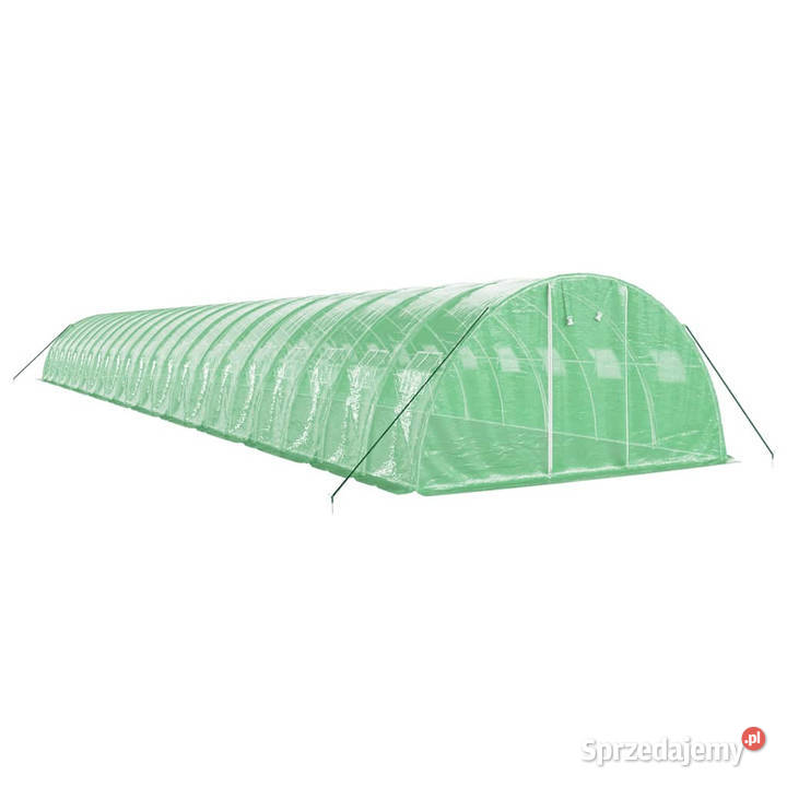Szklarnia ze stalową ramą zielona 88 m 22x4x2 m Warszawa