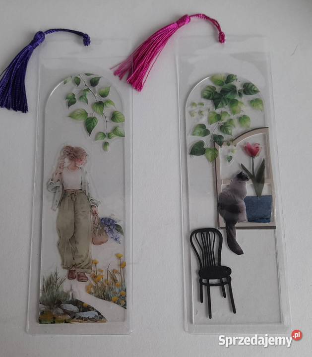 Zakładka Zakładki do Książki 2 sztuki Hand Made