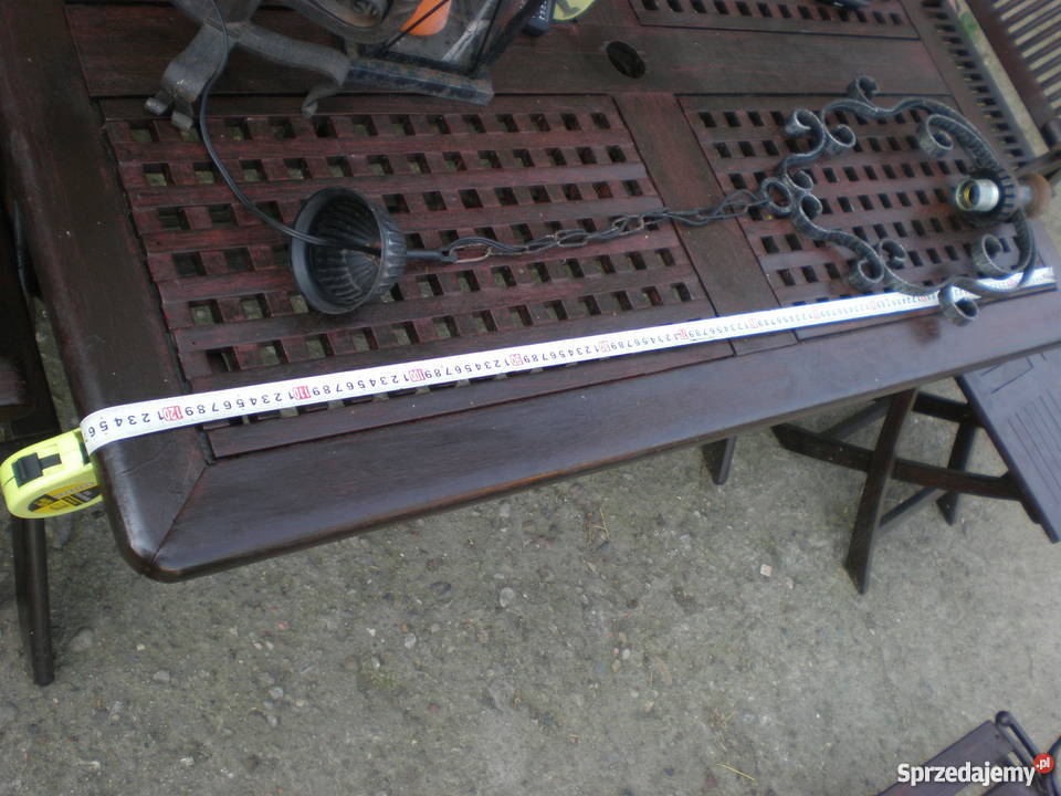 Pięknyręcznie kuty żyrandol Oświetlenie