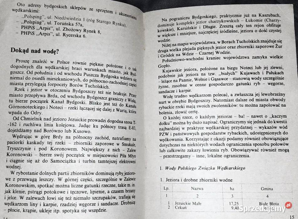 Informator wędkarza Jerzy Ostaszewski lubelskie Chełm