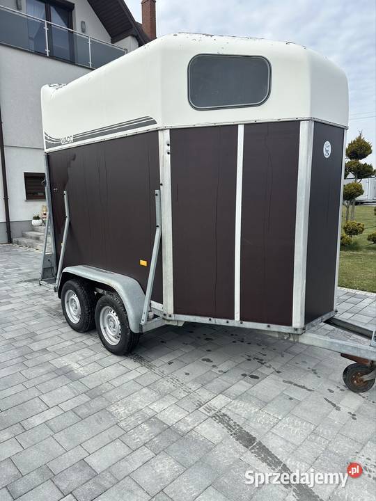 Przyczepa do przewozu 2 koni dmc 1300 kat b śląskie Mokra