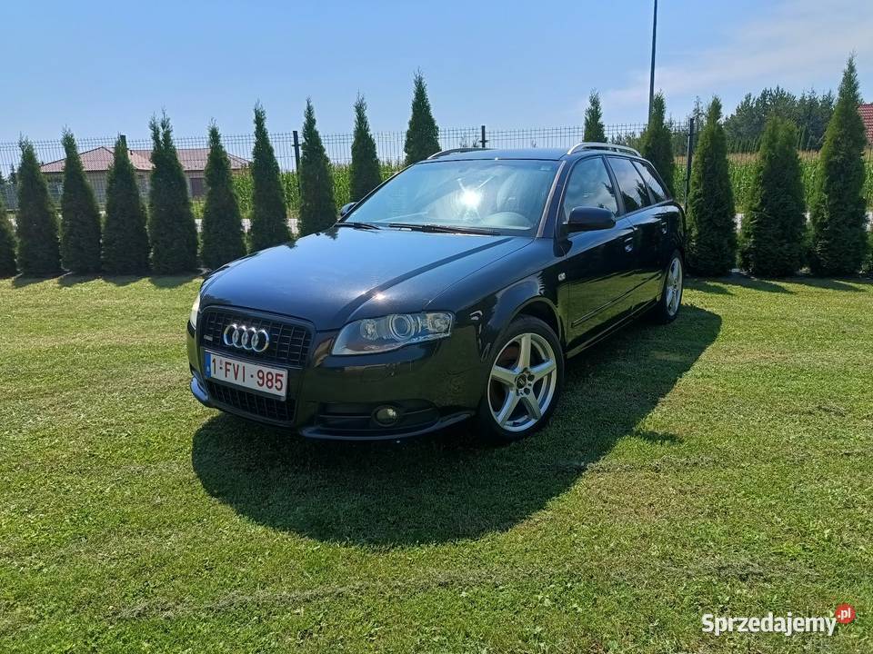 Audi A4 B7 SLine 20 TDI 140 piękna sztuka Xenon zmieniarka CD lubelskie