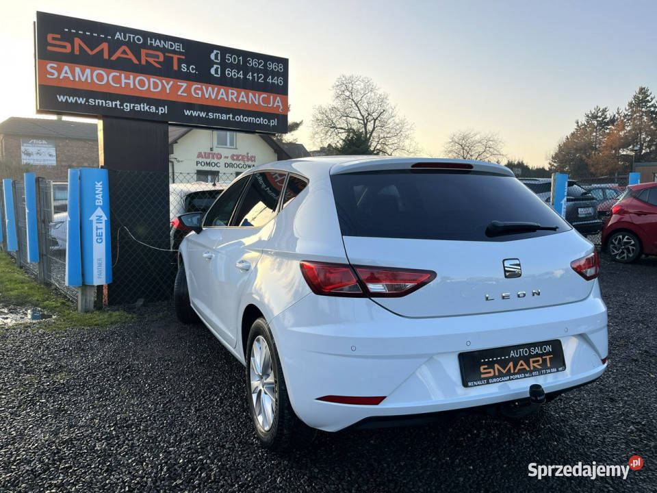 Seat Leon Androidauto Biała Perła Salon 1 Rej Zarejestrowany w Polsce