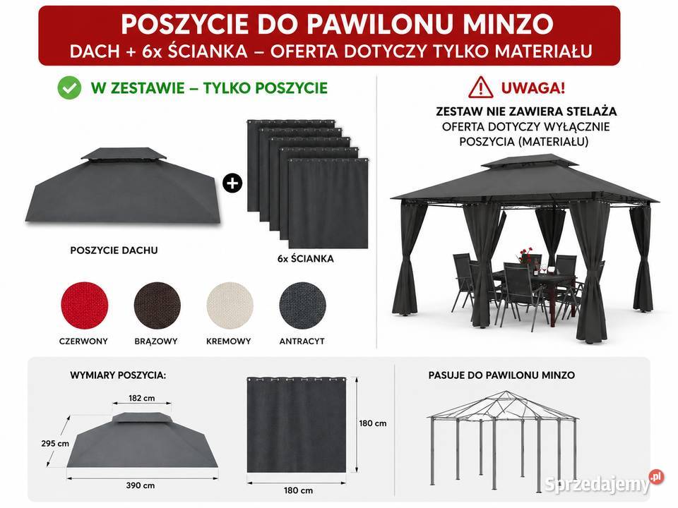PAWILON MINZO POSZYCIE DACHU ŚCIANKI śląskie Kalety