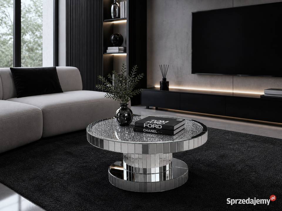 Szklany stolik kawowy glamour lustrzany 808045 z małopolskie Golkowice sprzedam
