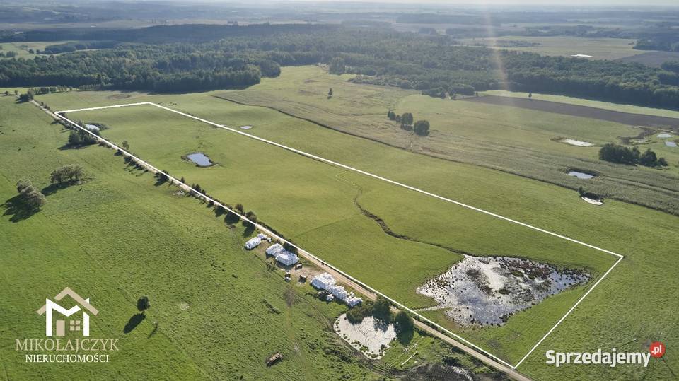 Działka rolna 9 ha Rodnowo
