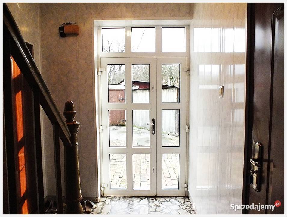 Duże drzwi zewnętrzne aluminiowe dwuskrzydłowe Drzwi zewnętrzne lubuskie