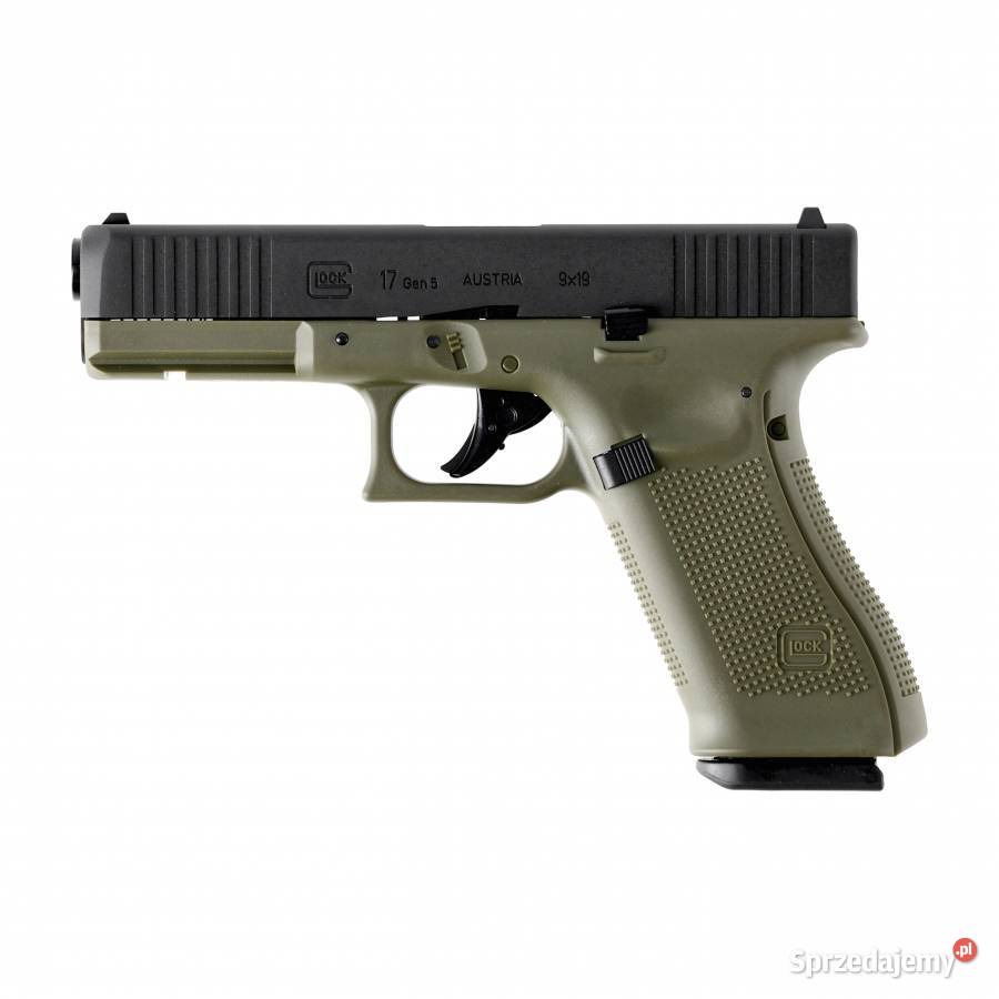 Pistolet wiatrówka Glock 17 gen 5 45 mm zielony wielkopolskie