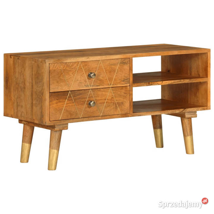 Szafka pod TV 85 x 35 x 47 lite drewno mango Meble Warszawa