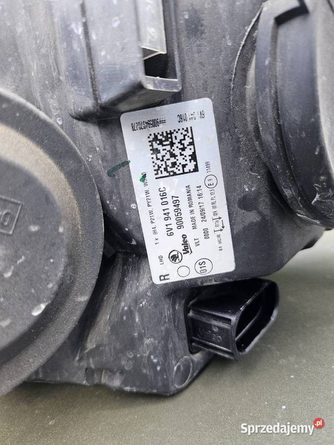 Skoda Fabia 6V0 6V1 Zderzak Przod Lampa Prawa Skawina sprzedam