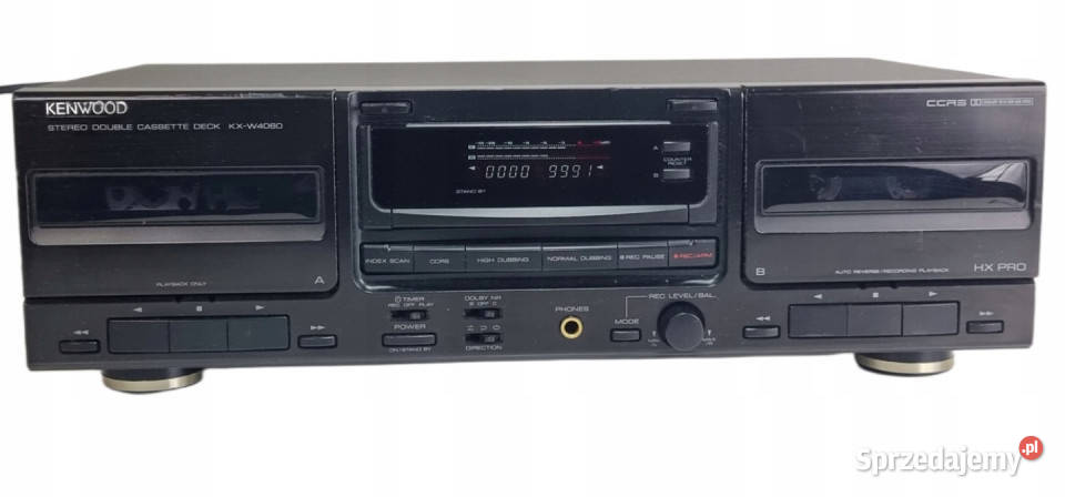 Magnetofon catette deck Kenwood KX W 4060 Międzychód sprzedam