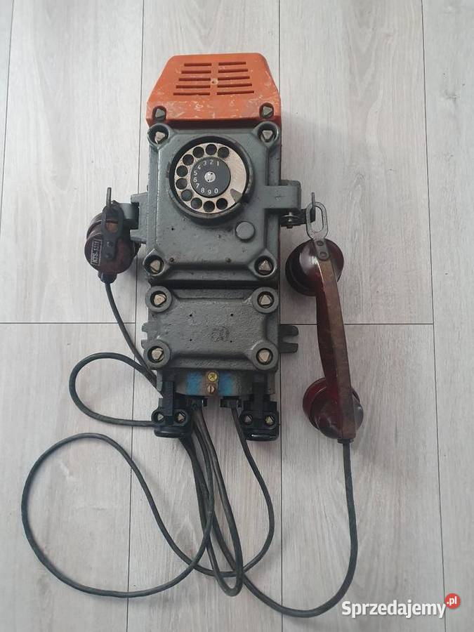 Stary telefon górniczy kopalniany przemysłowy Solnica