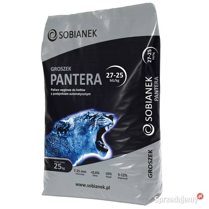 Węgiel groszek PANTERA 2725 MJ 1000 Złocieniec