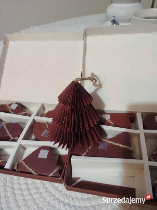 Papierowe zawieszki świąteczne kujawsko-pomorskie Nakło nad Notecią