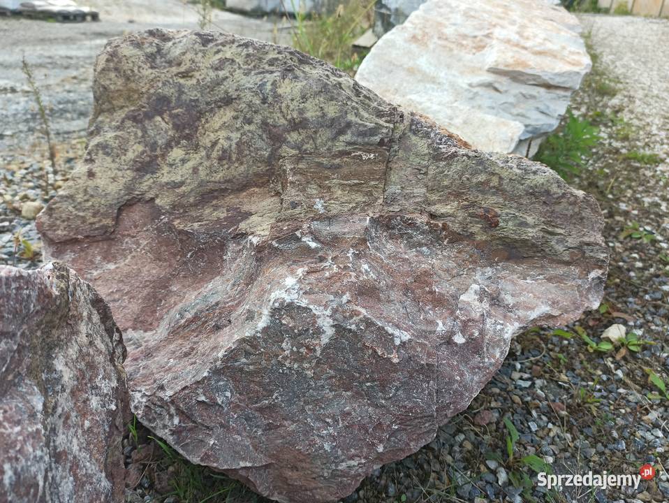 Głaz kolorowy duży kamień Głazy Kora Kamienna Żwir i kamienie śląskie Jaworzno sprzedam