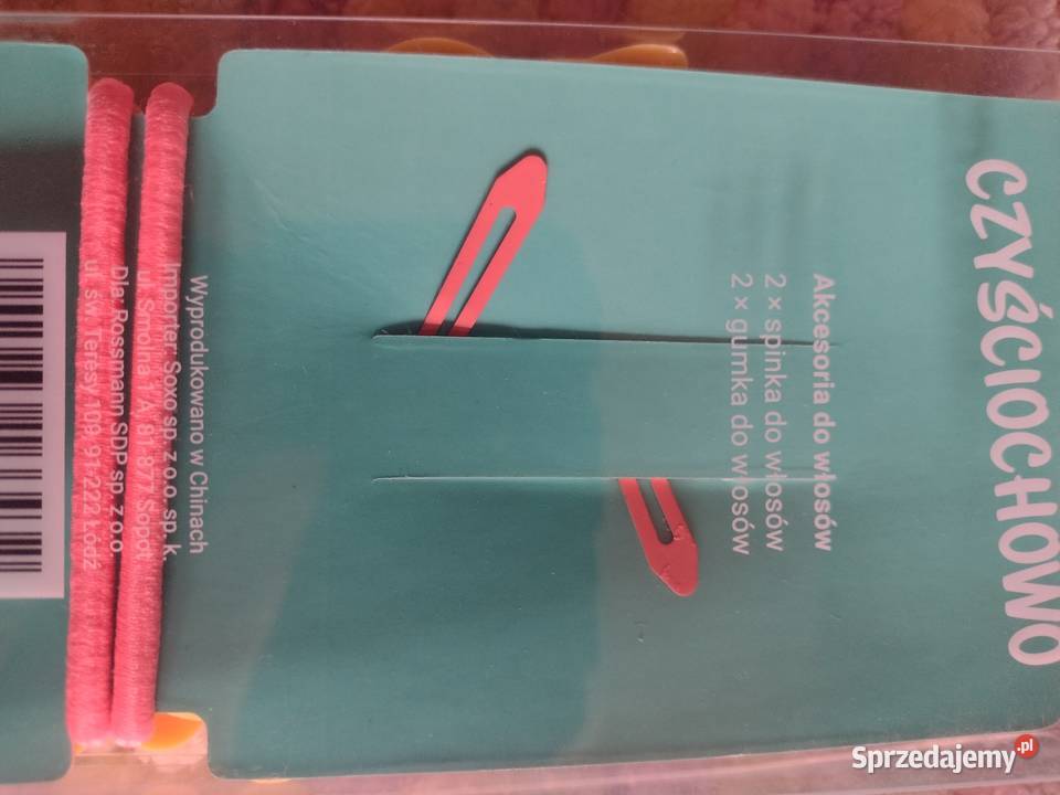 Zestaw 2 spinki 2 gumki akcesoria do włosów NOWY Dodatki Kraków