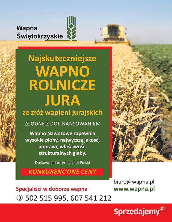 Wapno nawozowe Magnezowe Tlenkowe Kreda ekstra