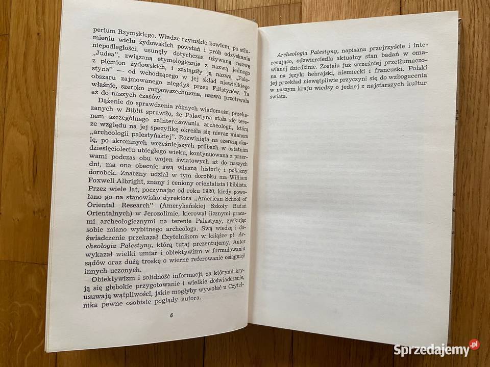 William Foxwell Albright Archeologia Palestyny Książki naukowe i popularnonaukowe śląskie Katowice