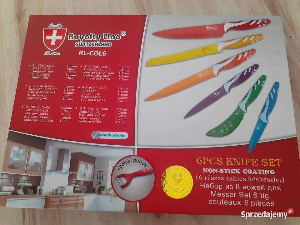 noże kuchenne komplet 7 pomorskie Gdańsk sprzedam