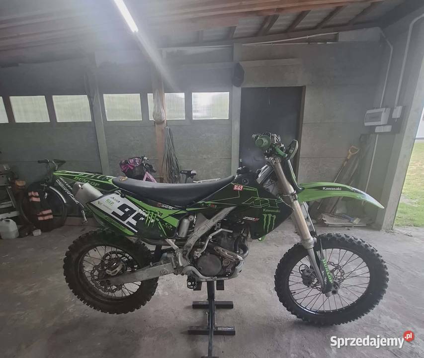 Kawasaki kx250f 2005 nieuszkodzony Kluki