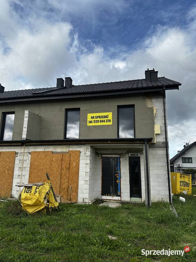 Bliźniak dom jednorodzinny wielkopolskie Chorzemin