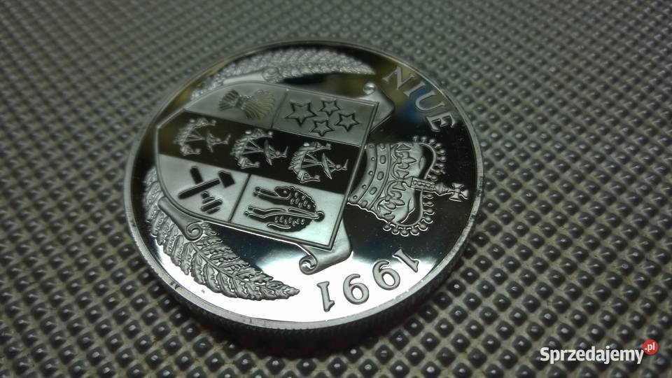 moneta Niue 10 dolarów 1991 Warszawa