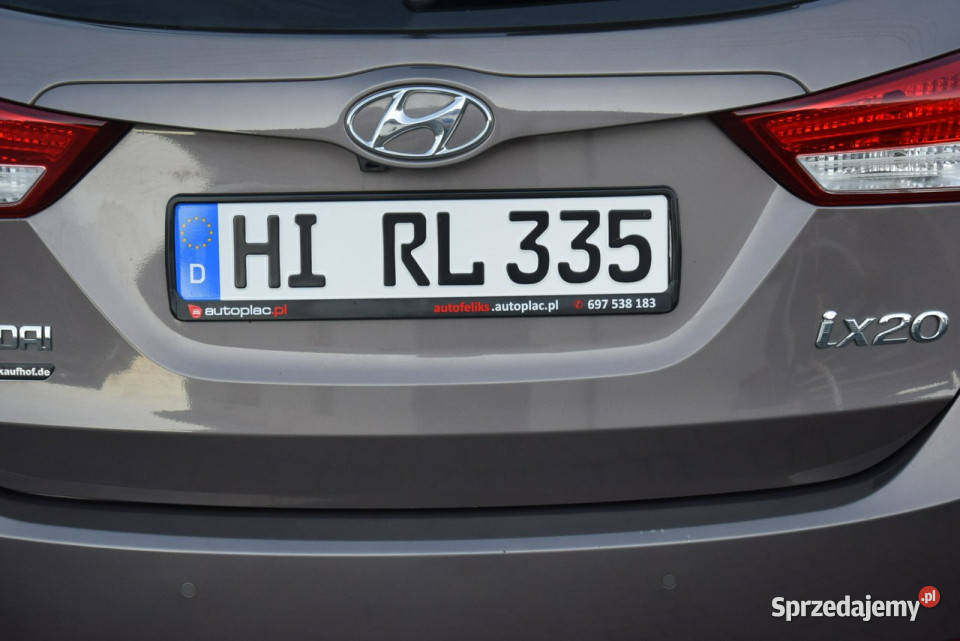 Hyundai ix20 16B Automat Navi Kamera Oryginał garażowany Hyundai podkarpackie Majdan Sieniawski