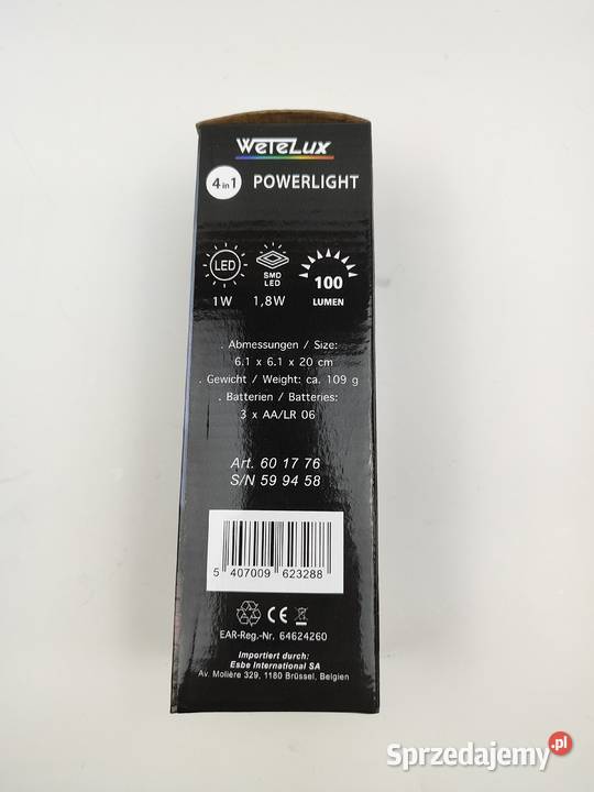 Latarka Taktyczna WeteLux LED 4W1 100 Lumenów podkarpackie Stalowa Wola